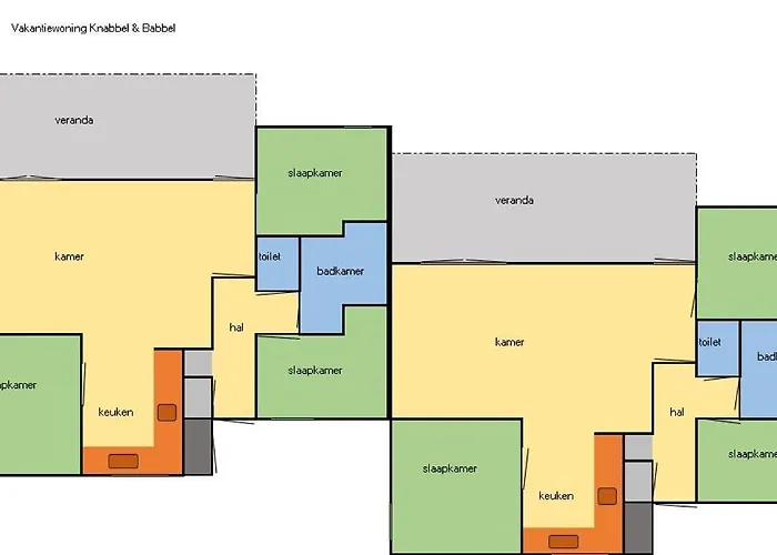 Dom wakacyjny Knabbel En Babbel *