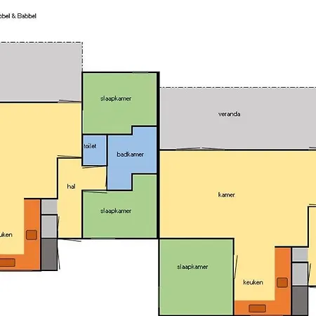 펜션 Knabbel En Babbel *
